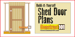 What's the best way to build a double door? Shed Door Plans Step By Step Construct101