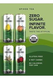 With refreshing options like black cherry, strawberry lemon, and coconut pineapple, these drinks contain just 80 calories and 3g of carbs a can. Crook Marker Spiked Tea Variety Pack Price Ratings Reviews Wikiliq