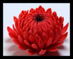 Gumpaste Flowers How To Make Gumpaste Chrysanthemum Tutorial Flor De Azucar Flores De Arcilla Polimerica Tutorial Para Flor De Fondant