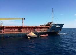 8 crew evacuated from sinking turkish