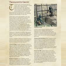 Troglodyte Grunt – HOW I RUN IT.