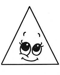 Triangle Coloring Page 1 Shape Coloring Pages Shapes Preschool Triangles Activities