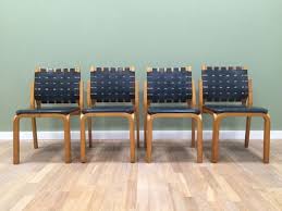 No 612 Chairs By Alvar Aalto For Artek 1940s Set Of 4 2 Alvar Aalto Artek Dinner Chair