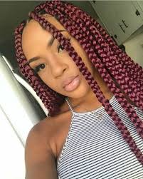 Which is why some of our favorite styles are short! Pictures Master Collection Of 52 Burgundy Box Braids Curly Craze Box Braids Hairstyles For Black Women Box Braids Hairstyles Hair Styles