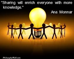 Sharing Will Enrich Everyone With More Knowledge In the animal kingdom and indeed in business, knowledge sharing can make the difference between survival and. sharing will enrich everyone with more