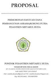 Contoh proposal izin pendirian pondok pesantren. Contoh Proposal Ijin Operasional Pondok Pesantren Berbagi Contoh Proposal