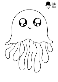 Jelly Fish Coloring Page Youngandtae Com Fish Coloring Page Animal Coloring Pages Cute Coloring Pages
