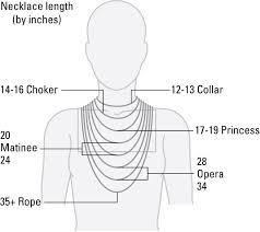 making jewelry standard lengths for necklaces bracelets