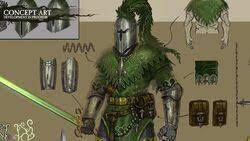 The green knight can be recruited in campaign once the player has achieved certain levels of chivalry. Green Knight Warhammer Wiki Fandom