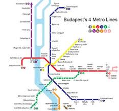The Underground Map Of Budapest With The Addition Of The New Green 4th Metro Line In March 2014 Budapest Budapest Travel Underground Map
