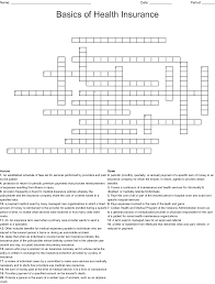 Insurance filings crossword clue answers are listed below and every time we find a new solution for this clue we add it on the answers list. Medical Coding And Billing Crossword Wordmint