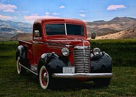 Image result for Permanent Red 1940 GMC