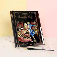 Once the download completes, the installation will start and you'll get a notification after the installation is finished. Lago Scratch Art Cartoon Coloring Book For Kids Beautiful Lady Drawing