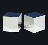 Gương phản xạ quang học vuông gương góc phải khối lăng trụ hình chữ nhật