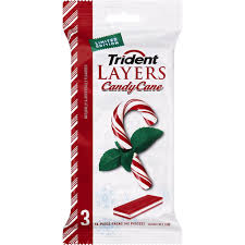 Sugar free zany cane peppermint. Trident Layers Gum Sugar Free Candy Cane Shop Donelan S Supermarkets