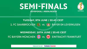 Check dfb pokal 2020/2021 page and find many useful statistics with. The Dfb Pokal On Twitter The Schedule For The Dfbpokal Semi Finals Has Been Confirmed Fcsb04 Fcbsge Berlin2020