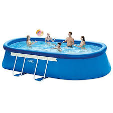 Intex 18ft X 10ft X 42in Oval Frame Pool Set With Filter Https Www Amazon Com Dp B00ox5b7tg Ref Best Above Ground Pool Pool Cover Portable Swimming Pools