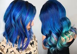 Fashioned by trendsetting celebrities katy perry and demi lovato. 65 Iridescent Blue Hair Color Shades Blue Hair Dye Tips Glowsly
