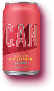 C A N Create Action Now A Low Sugar Low Cal Tasty A F Vodka Soda With A Conscience