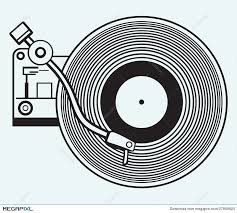 Audio recording software are programs designed to record any sound. Record Player Vinyl Record Illustration 37858922 Megapixl
