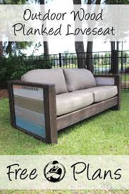 Rogue Engineer Free Plans Outdoor Wood Plank Loveseat Diy Outdoor Furniture Plans Diy Sofa Diy Outdoor Furniture