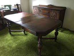 1920's antique dining room sets. Antique Sideboard Buffet And Dining Table With 5 Chairs Classifieds For Jobs Rentals Cars Furniture And Free Stuff