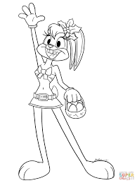 Looney tunes coloring pages 58. Looney Tunes Lola Bunny Coloring Page Free Printable Coloring Pages Coloring Home