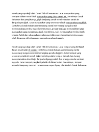 Novel darah titik di semantan. Latar Masyarakat