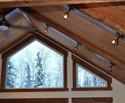 Beams Of Light Track Lighting Bedroom Vaulted Ceiling Lighting Ceiling Lights Living Room