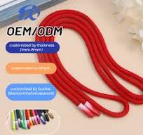 Custom 5mm Black with White Dots Polyester Rope Shoelaces Hoodie Drawcord  Strings for Sportswear Garments Bags