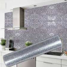 Ars 161 10 15 Dto Papel De Aluminio De Cocina Para Estufa De Pared Pegatinas A Prueba De Aceite Papel In 2020 Wall Stove Kitchen Wall Stickers Kitchen Wallpaper
