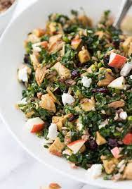 Chicken Kale Wild Rice Salad A Healthy And Delicious Salad Full Of Wild Rice Salad Salad Recipes Cucumber Recipes Salad
