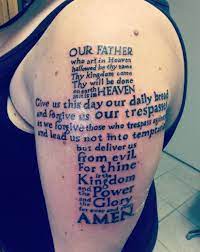 And c'mon, i think we can all agree the location is perfect and super clever for the quote! The 60 Best Bible Verse Tattoos For Men Improb