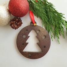And what's christmas without a little shine? Hanging Christmas Tree Xmas Tree Wood Christmas Ornaments Family Ch