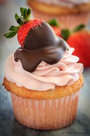 Chocolate Covered Strawberry Cupcakes Strawberry Cupcake Recipes Chocolate Covered Strawberries Angel Food Cupcakes