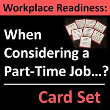 Part Time Job Group Activity For Work Readiness Printable Or Distance Learning In 2020 Student Encouragement Life Skills Lessons Part Time Jobs