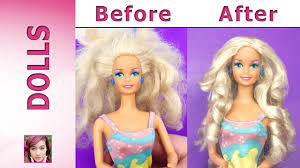 barbie hair repair tutorial you