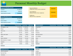 Personal Budget Excel