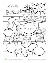 Fruit Worksheet Education Com Food Coloring Pages Fruit Coloring Pages Food Coloring