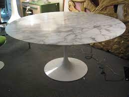 Maybe you would like to learn more about one of these? Eero Saarinen 60 Inch Marble Tulip Dining Table For Knoll At 1stdibs