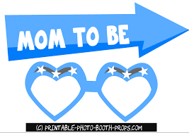 Printable Mom To Be Prop For Boy Baby Shower Baby Shower Photo Booth Baby Shower Photo Booth Props Baby Shower Photos