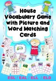 This Type Of House Vocabulary Game Is A Particular Favourite With Both Native English Speakers And Students Vocabulary Games Esl Teaching Resources Vocabulary