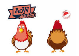 Desain Logo Mascot Ayam Abon Aow Kebun Design Jasa Desain Grafis Karawang Desain Logo Grafis Desain Grafis