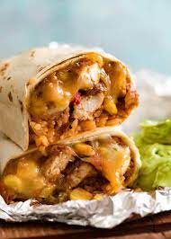 Chicken Burrito Recipetin Eats