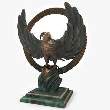 3d Golden Phoenix Statue Model Golden Phoenix Statue Sculptures