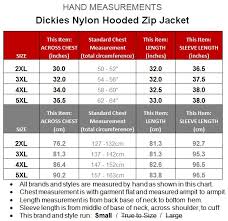 Dickies Tee Size Chart Coolmine Community School