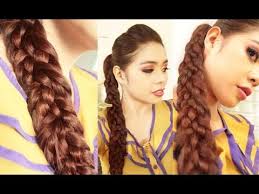 Box braiding is a style of braiding hair that protects the natural hair and scalp even as it incorporates the. Basket Weave Braid Hair Tutorial With A No Teasing Hair Poof Youtube