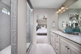 I switched the tile up at the last minute and you somehow still pulled it together. Stunning Tile Hemingway Model Home Master Bath Hagerstown Maryland Richmond American Homes Bathrooms Remodel Bathroom Remodel Idea Bathroom Design