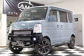 こ こんなワイルドな一面があったなんて アウトドアユースにカスタムされた車４選 camp hack キャンプハック ミニキャブ カスタム エブリィ 軽バン カスタム