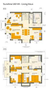 Grundriss Einfamilienhaus Modern Mit Satteldach Architektur 5 Zimmer 144 Qm Wfl Ohne Keller Erdgesch Grundriss Einfamilienhaus Haus Grundriss Living Haus